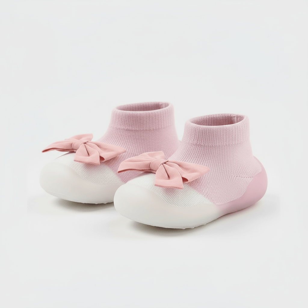 Chaussons Chaussettes à Noeud pour Fille