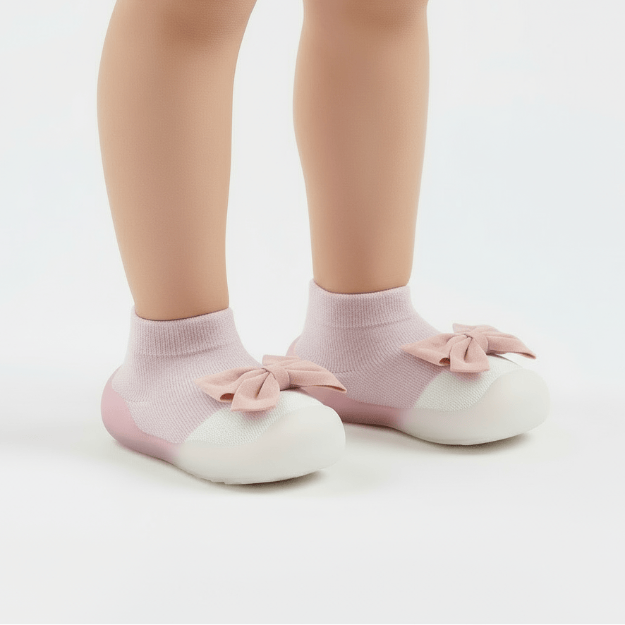 Chaussons Chaussettes à Noeud pour Fille