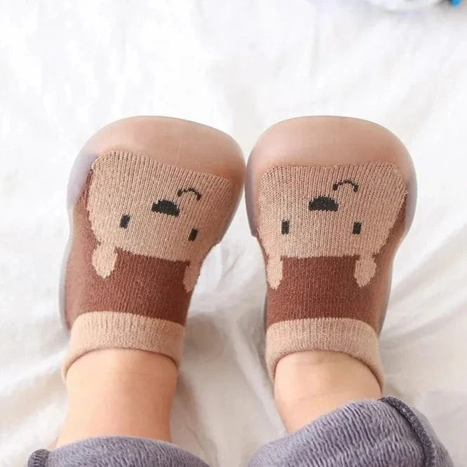 Chaussons Chaussettes Antidérapants pour Bébé - Cléo