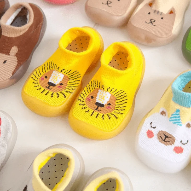 Chaussons Chaussettes Antidérapants pour Bébé - Cléo