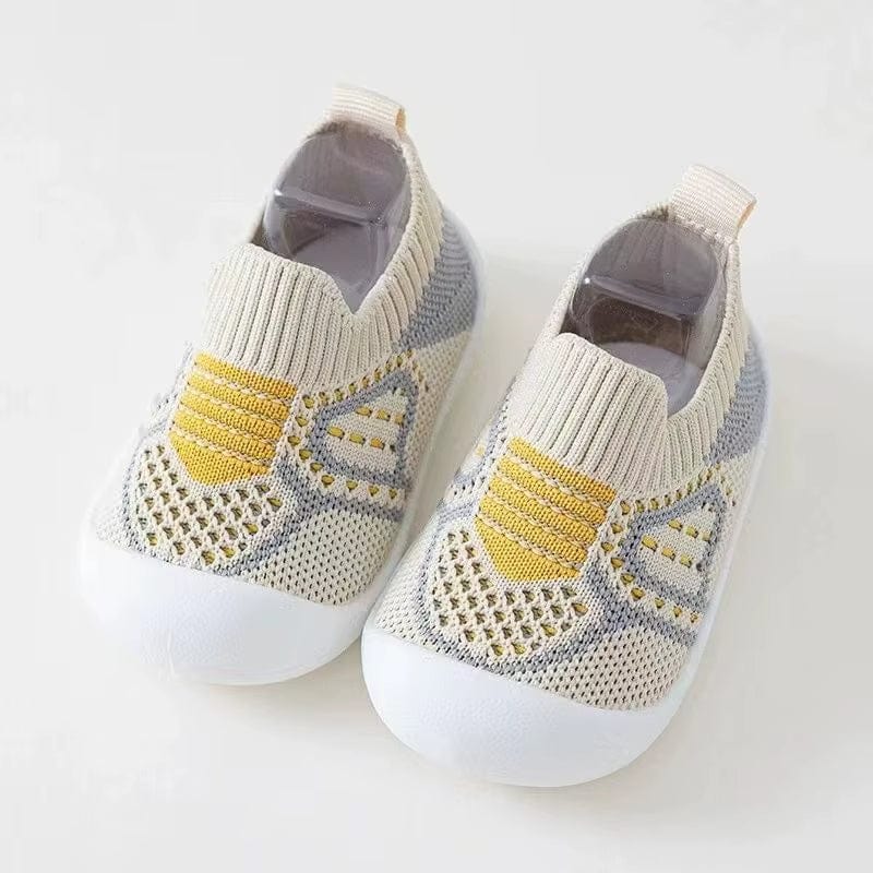 Chaussons Chaussettes d'Été pour Bébé Beige / 0-6 mois