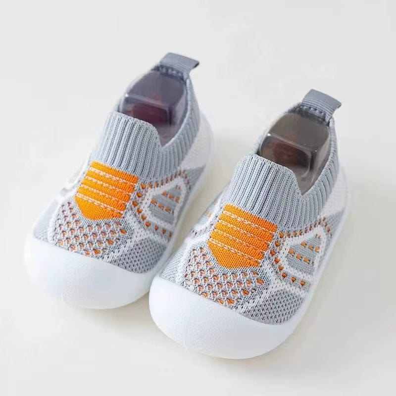 Chaussons Chaussettes d'Été pour Bébé Gris / 0-6 mois