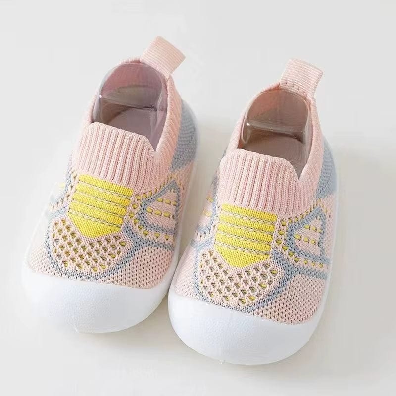 Chaussons Chaussettes d'Été pour Bébé Rose / 0-6 mois