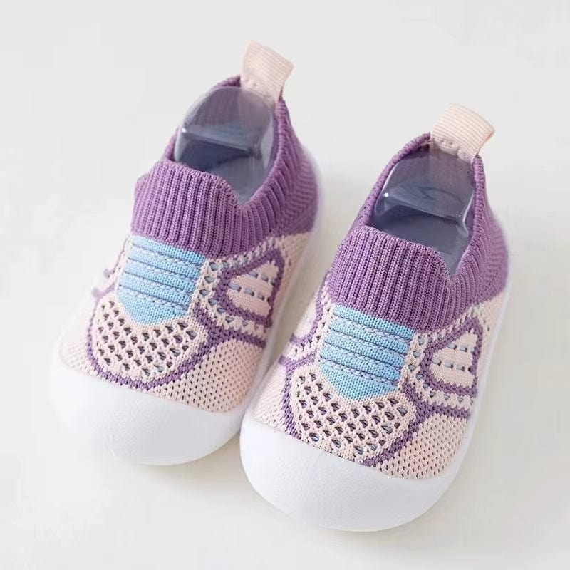 Chaussons Chaussettes d'Été pour Bébé Violet / 0-6 mois
