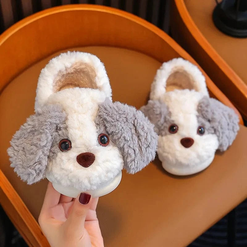 Chaussons Chien Enfant Gris clair / 23-24