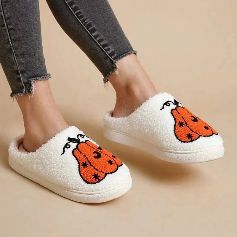 Chaussons Citrouille pour Femme