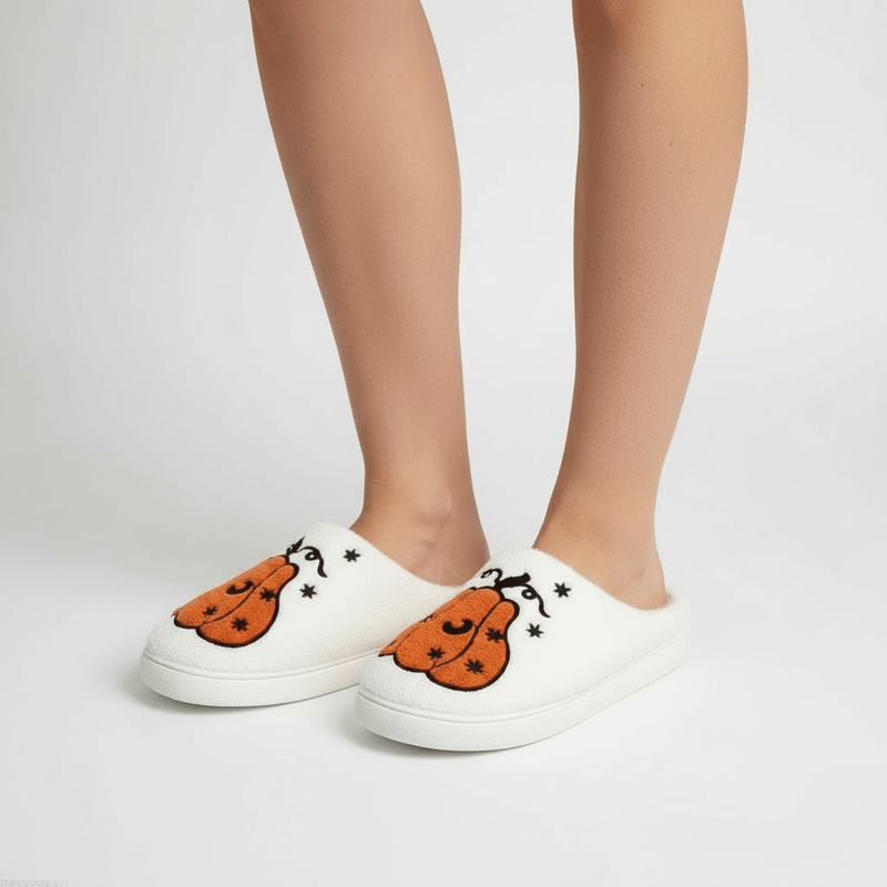 Chaussons Citrouille pour Femme