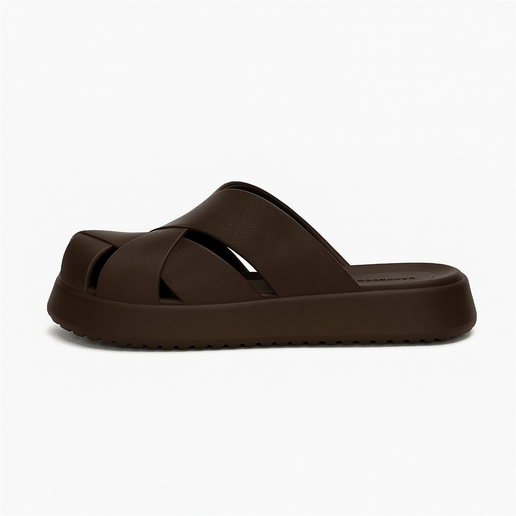 Chaussons Classes pour Homme Marron / 39-40