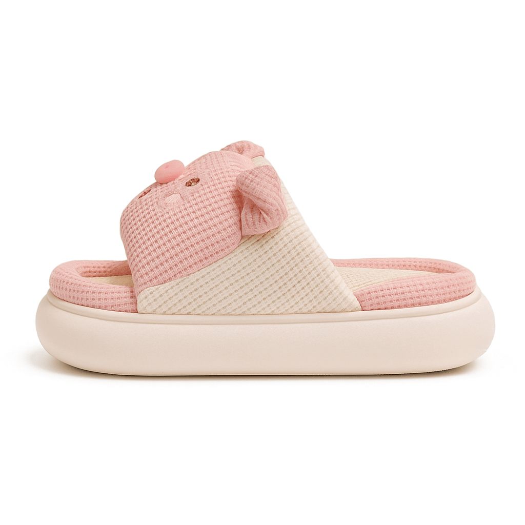 Chaussons Cochon pour Femme