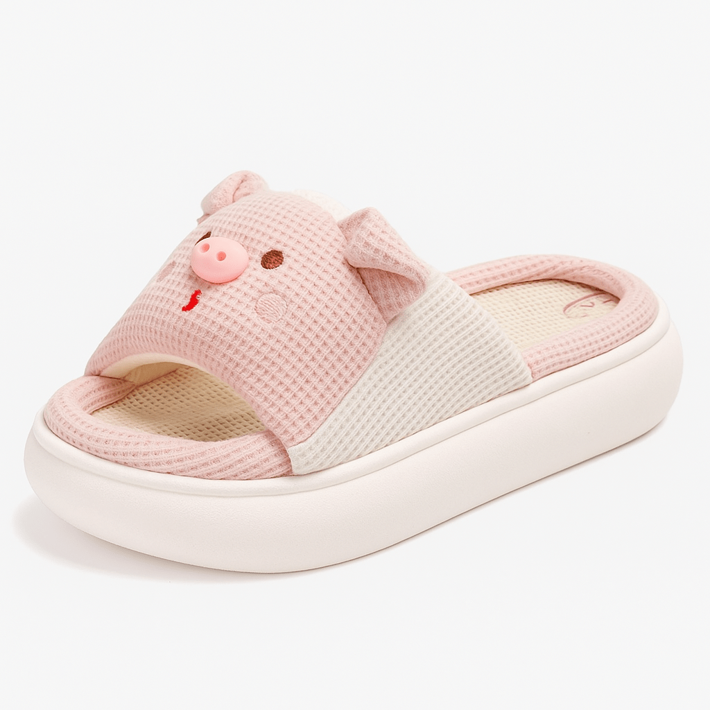 Chaussons Cochon pour Femme