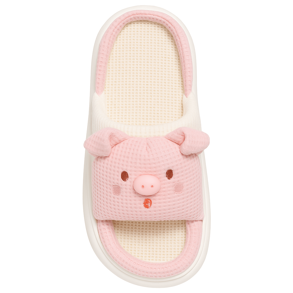 Chaussons Cochon pour Femme