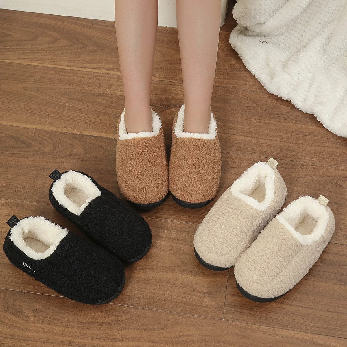 Chaussons Confort Chaud pour Femme
