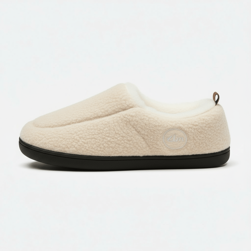 Chaussons Confort Chaud pour Femme Beige / 34-35