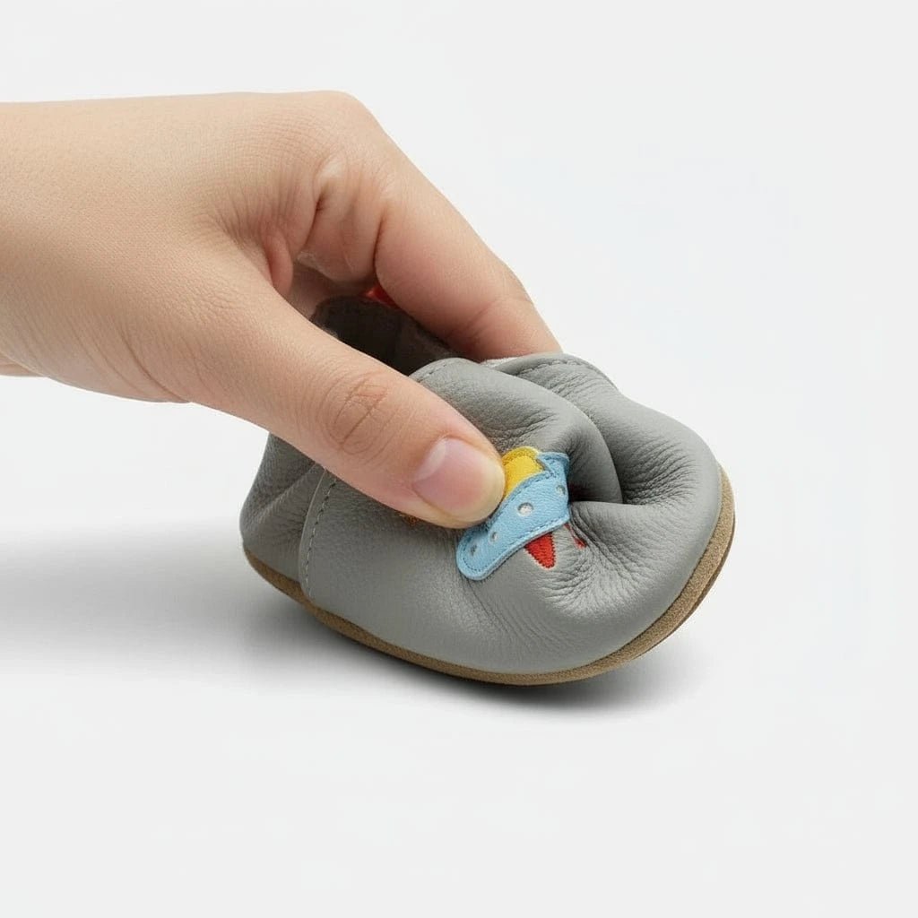 Chaussons Cuir Bébé Garçon