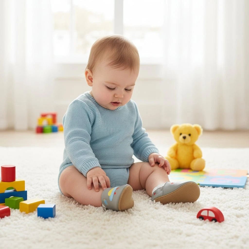 Chaussons Cuir Bébé Garçon