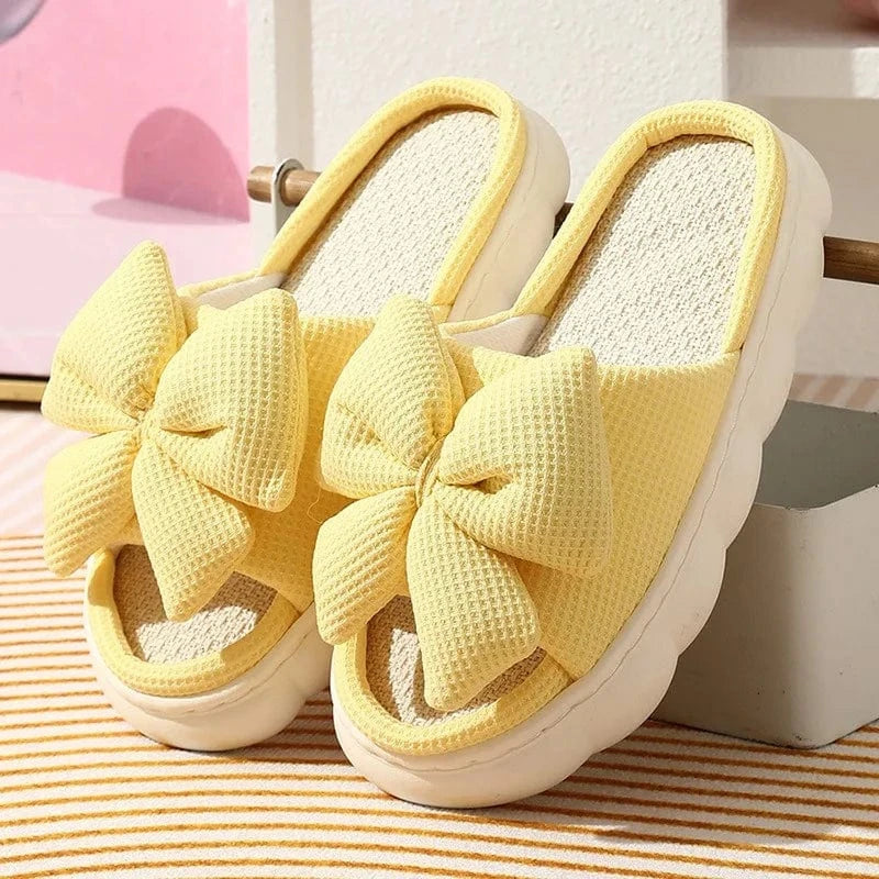 Chaussons d'été à enfiler pour femme Jaune / 35-36