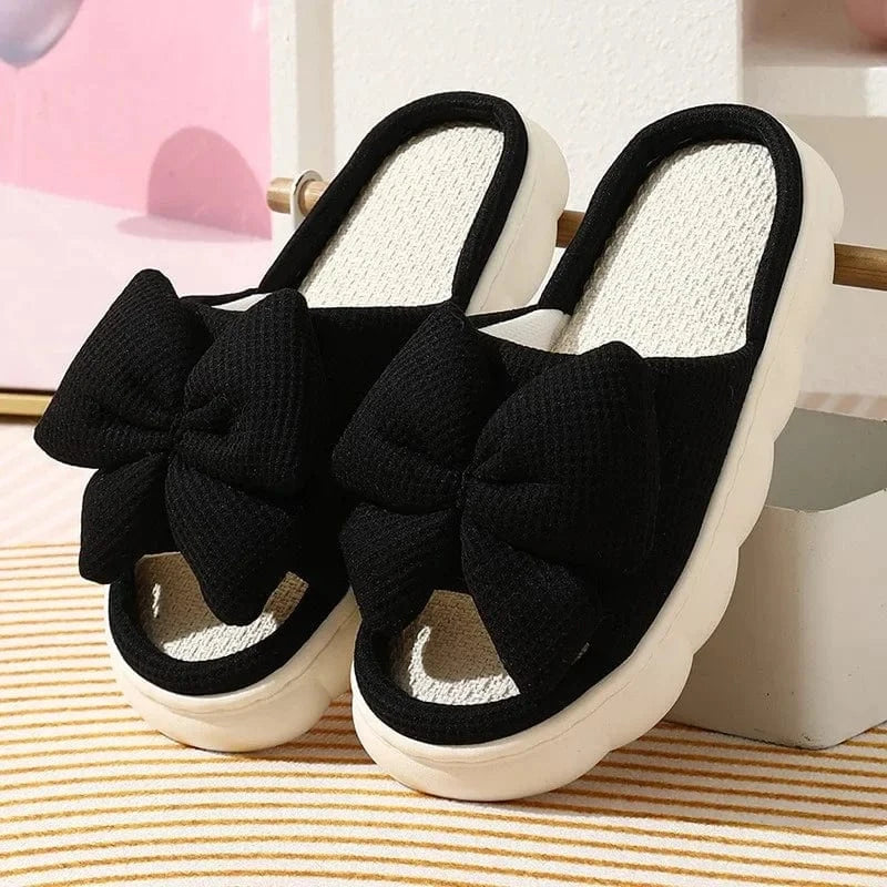 Chaussons d'été à enfiler pour femme Noir / 35-36