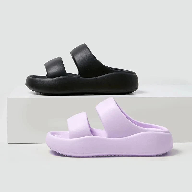 Chaussons d'Été avec Brides pour Femme