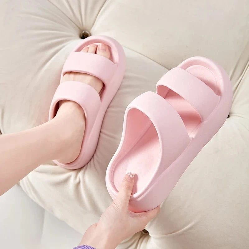 Chaussons d'Été avec Brides pour Femme