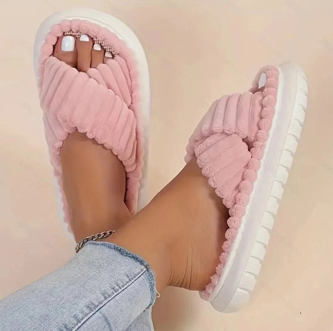 Chaussons d'Été pour Femme Rose / 35-36