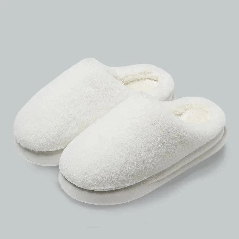 Chaussons d'Hiver Chauds pour Femme Blanc / 35-36
