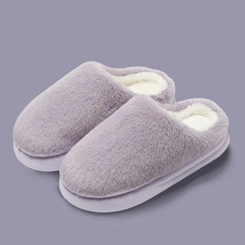 Chaussons d'Hiver Chauds pour Femme Mauve / 35-36