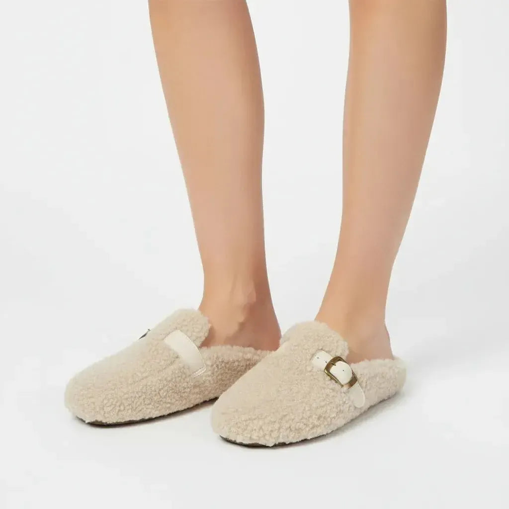 Chaussons d'Hiver en Laine pour Femme