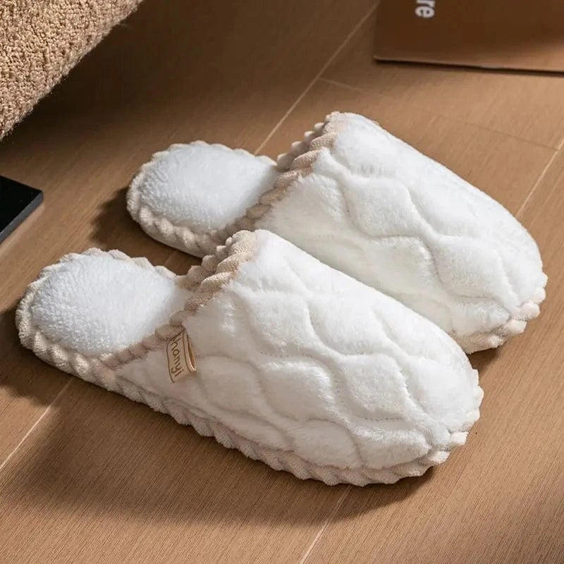 Chaussons d'Hiver pour Femme Blanc / 35-36