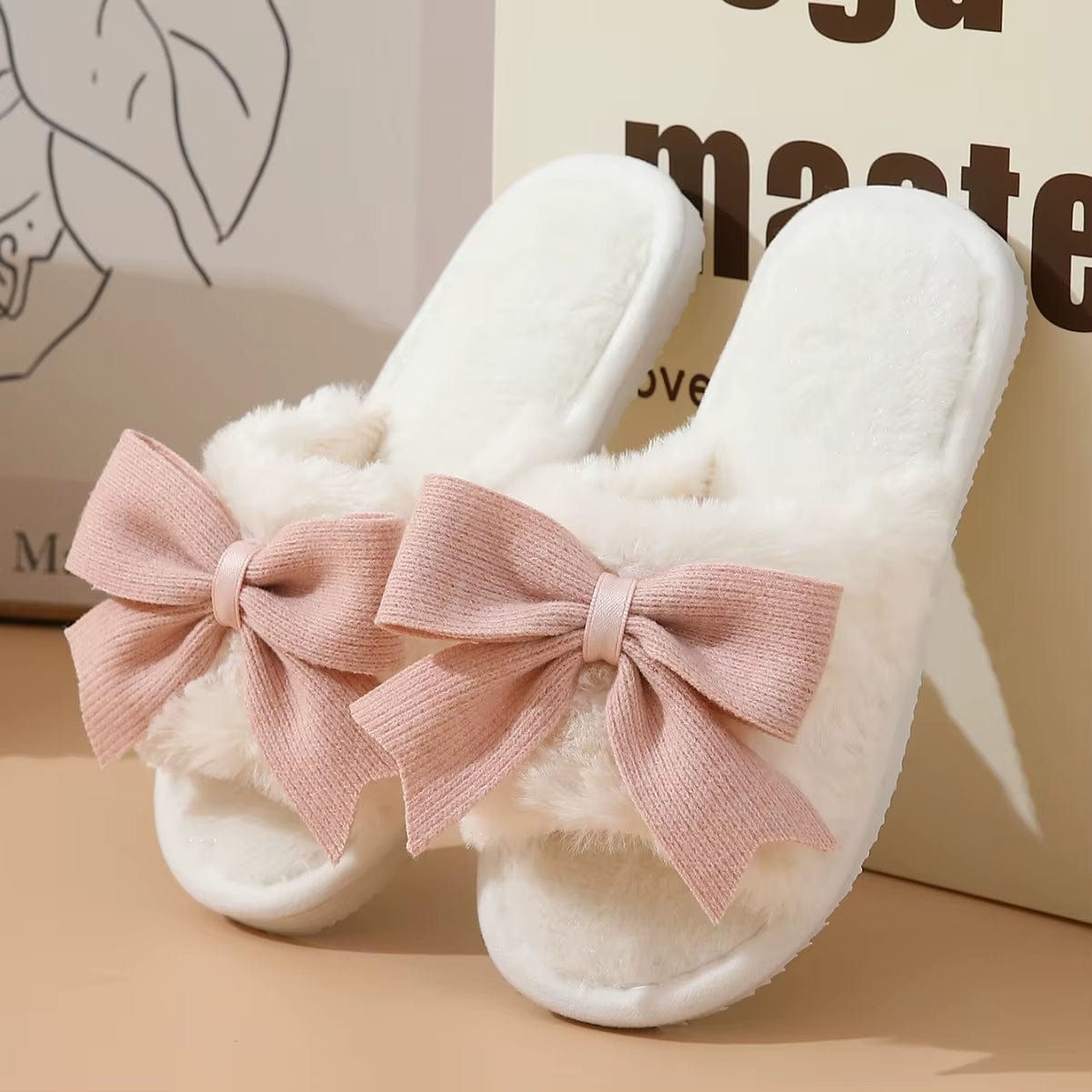 Chaussons d'Intérieur Ouverts pour Femme- Léa