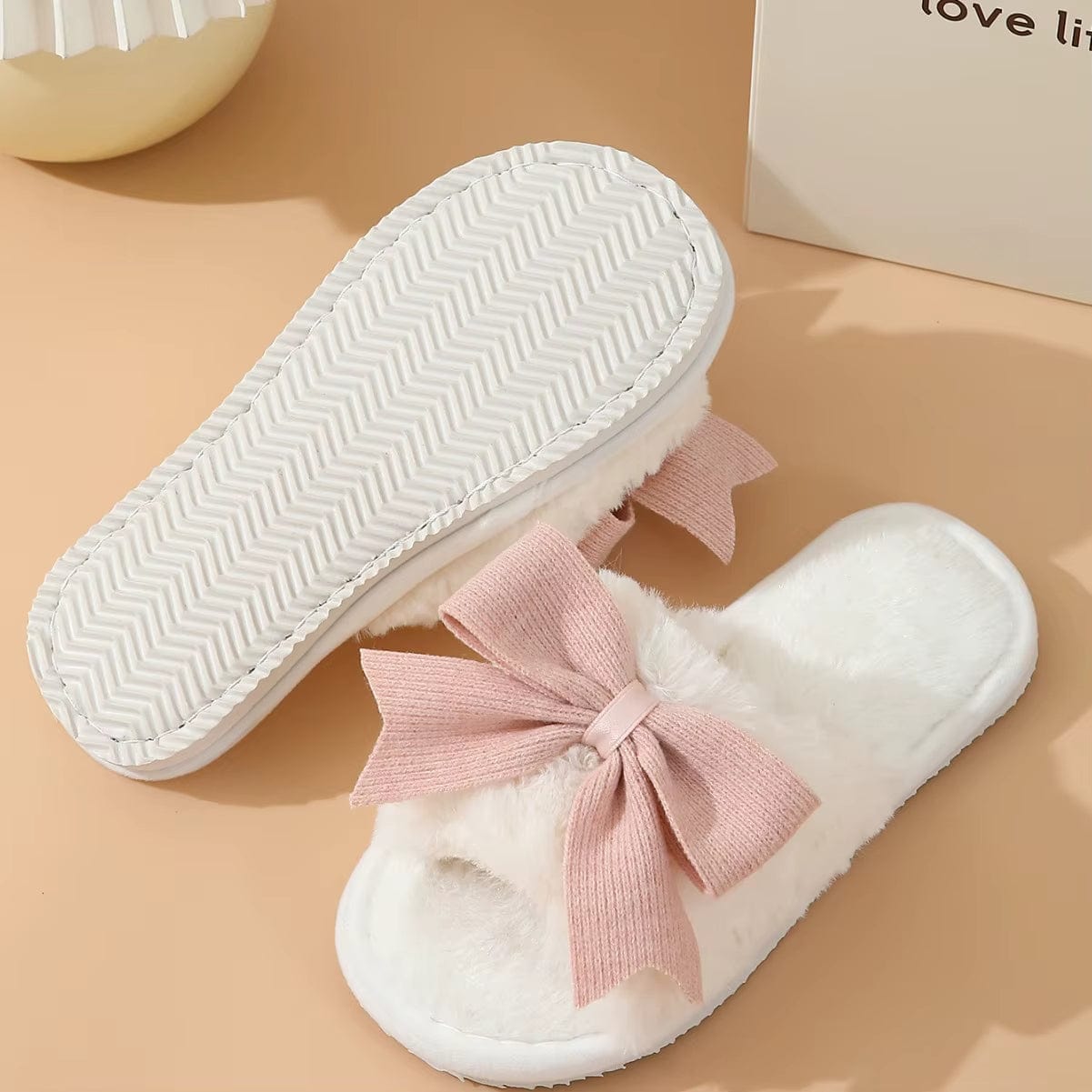 Chaussons d'Intérieur Ouverts pour Femme- Léa