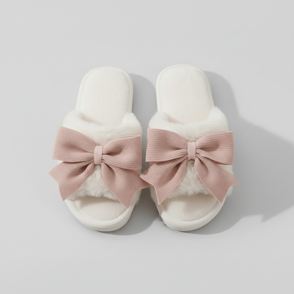 Chaussons d'Intérieur Ouverts pour Femme