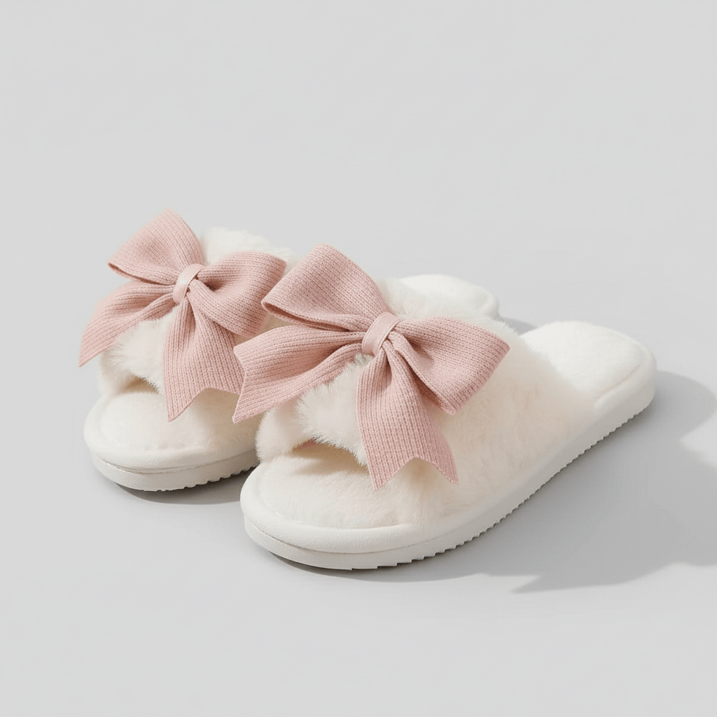 Chaussons d'Intérieur Ouverts pour Femme