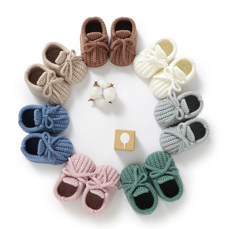 Chaussons de Naissance en Laine pour Bébé