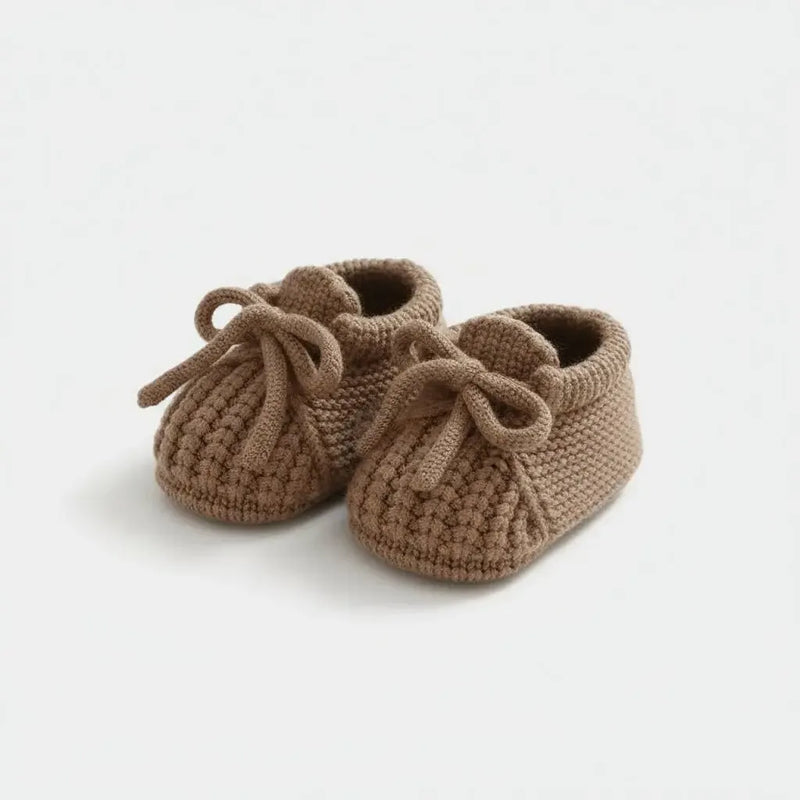 Chaussons de Naissance en Laine pour Bébé
