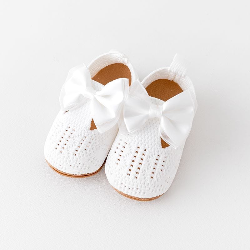 Chaussons de Naissance pour Fille Blanc / 0-6 mois