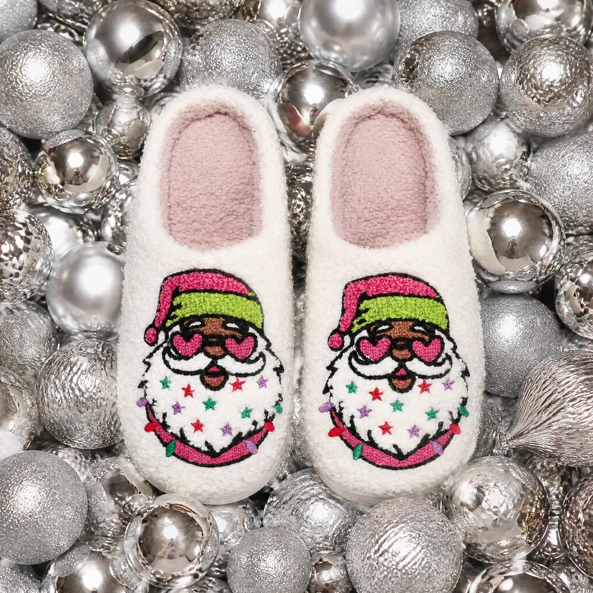 Chaussons de Noël Père Noël Étoilé Bochausson mise en scène