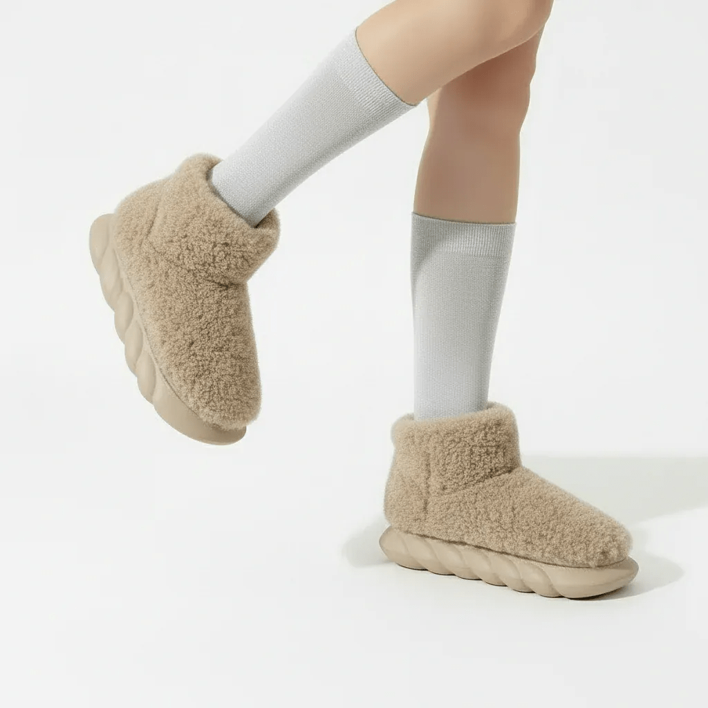 Chaussons d'Hiver Montants pour Femme