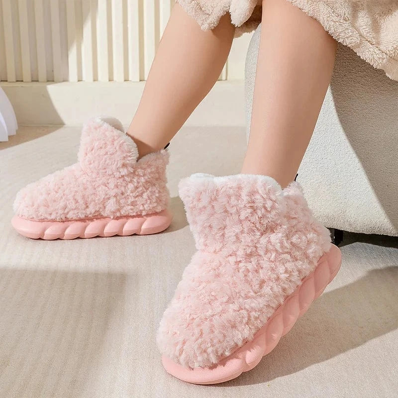 Chaussons d'Hiver Montants pour Femme Rose / 36-37