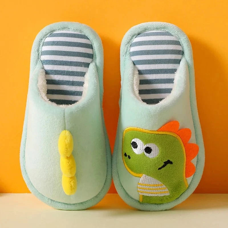 Chaussons Dinosaure Pour Garçon Bleu ciel / 24-25