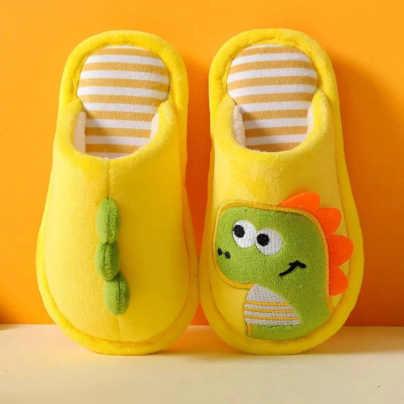 Chaussons Dinosaure Pour Garçon Jaune / 24-25