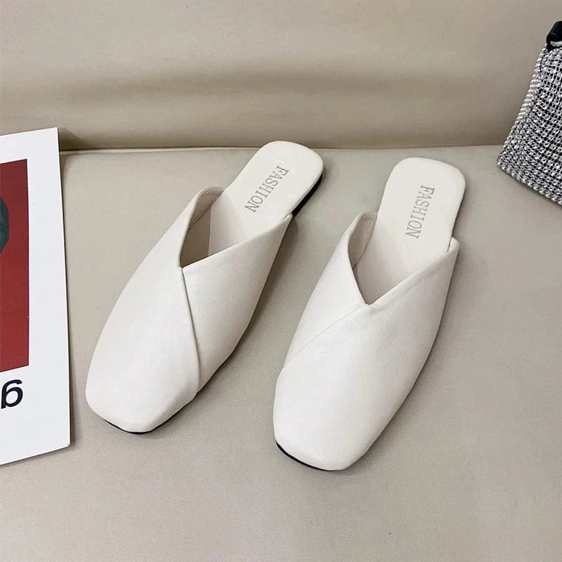 Chaussons Élégants pour Femme Blanc / 35