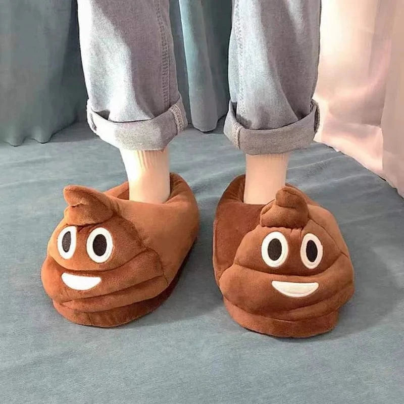 Chaussons Emoji Crotte