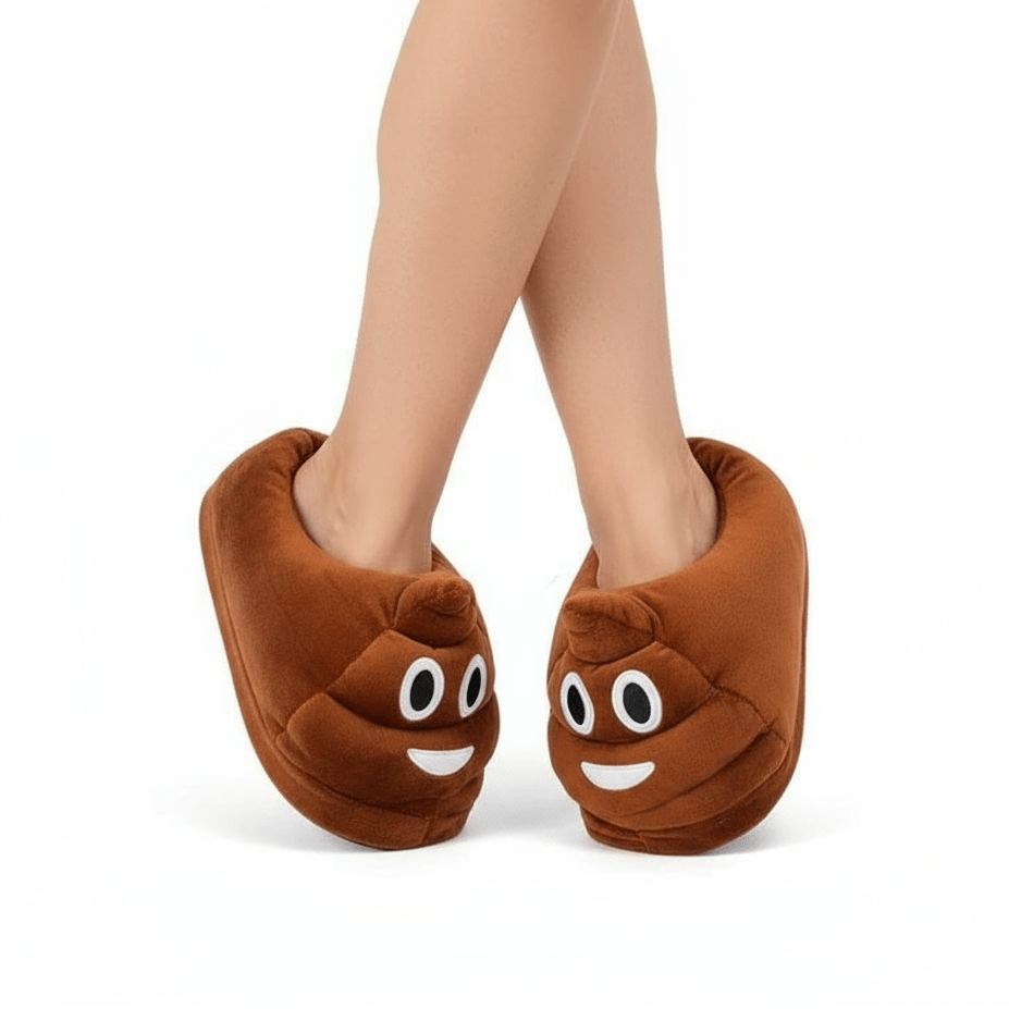 Chaussons Emoji Crotte