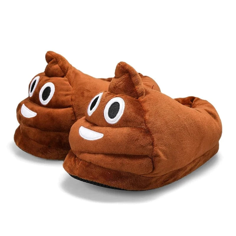 Chaussons Emoji Crotte Marron / 33-35