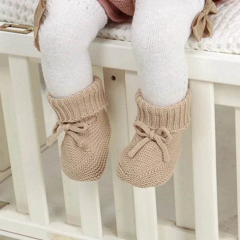 Chaussons en crochet pour bébé