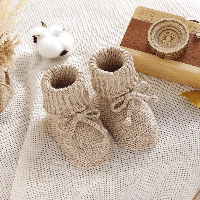 Chaussons en crochet pour bébé
