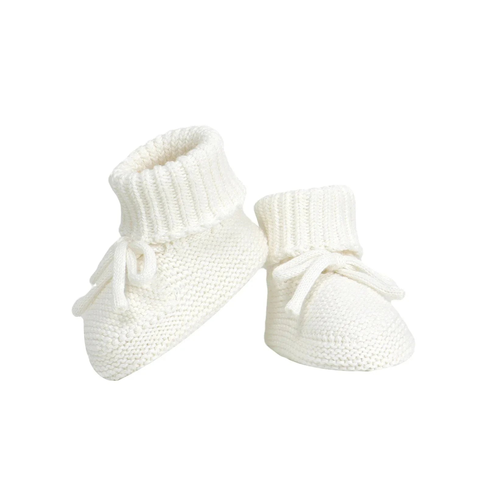 Chaussons en crochet pour bébé Blanc / Prématuré ( 9 cm )