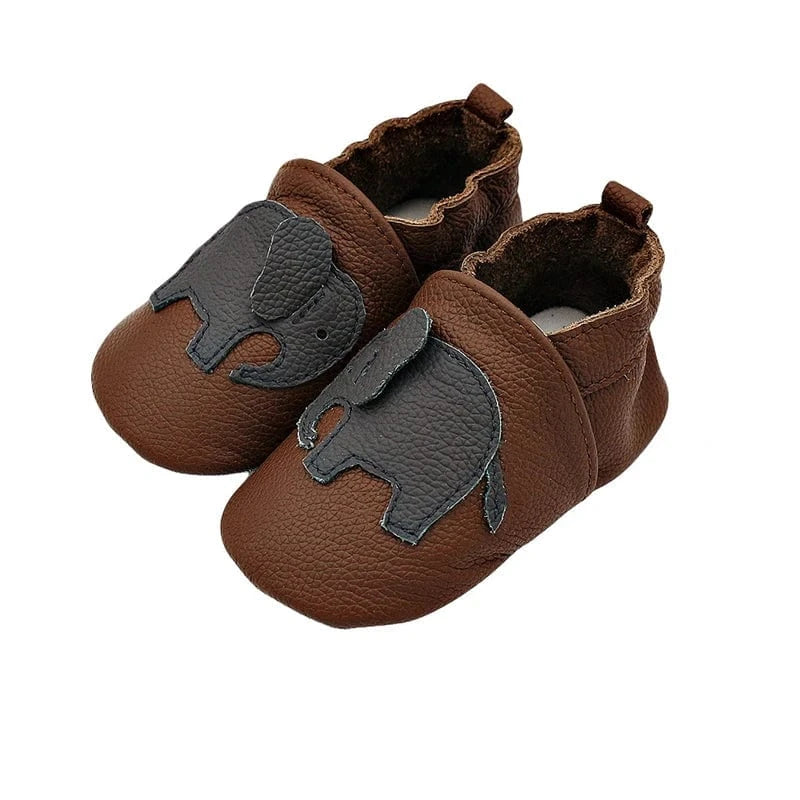 Chaussons Bébé en Cuir Premiers Pas