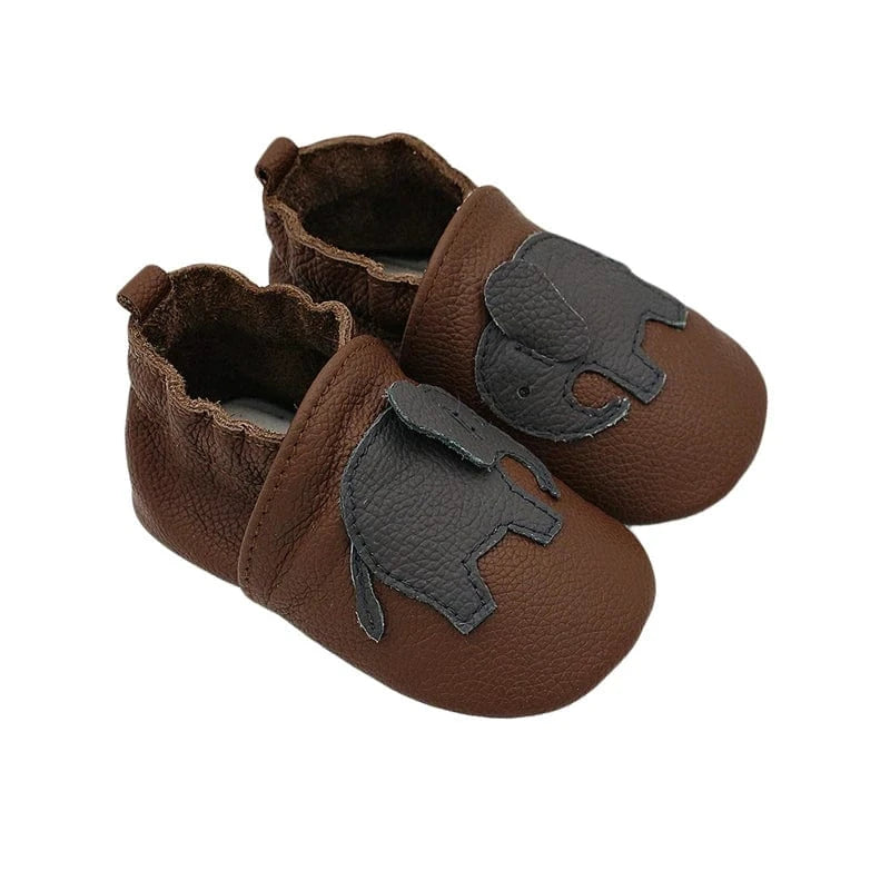Chaussons Bébé en Cuir Premiers Pas