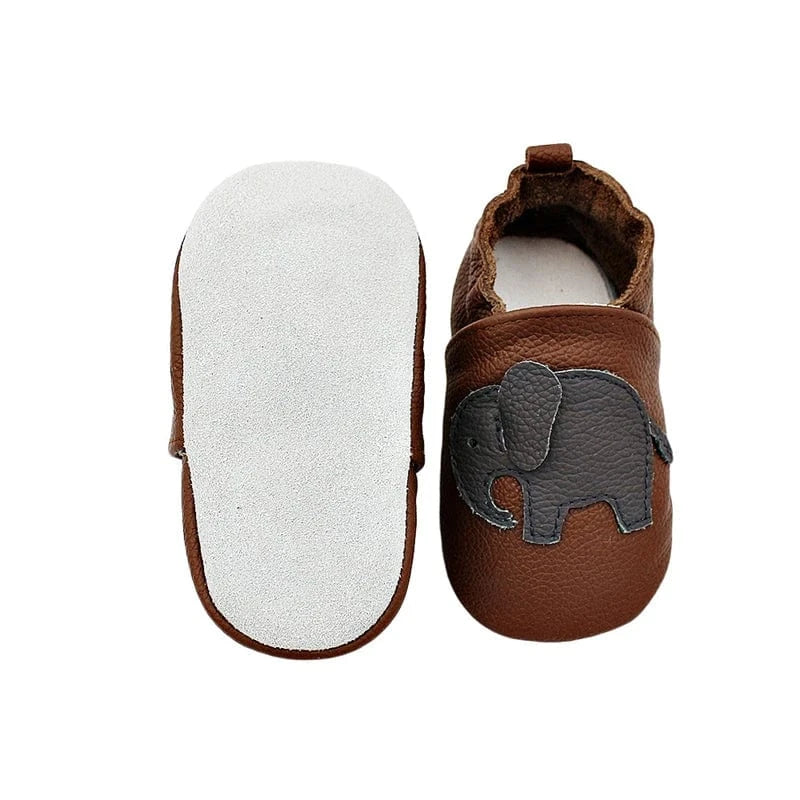 Chaussons Bébé en Cuir Premiers Pas